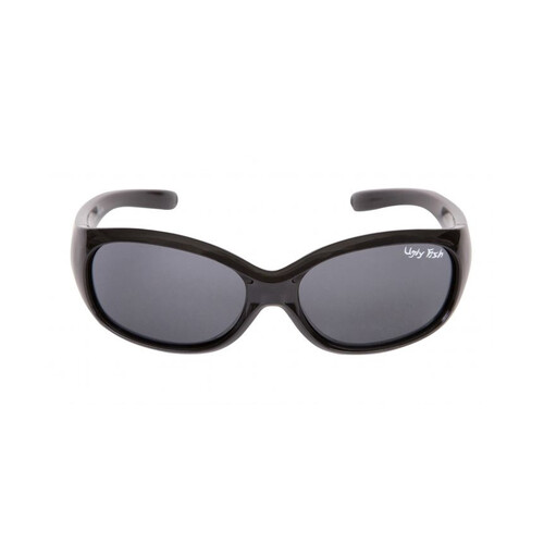 WORKWEAR, SAFETY & CORPORATE CLOTHING SPECIALISTS  - PB001  BL.SM- Shiny Black frame, Smoke polarised lens - Ankle Biters