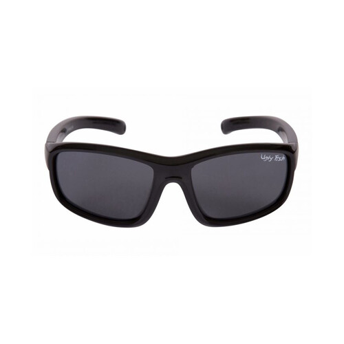 WORKWEAR, SAFETY & CORPORATE CLOTHING SPECIALISTS  - PB002 BL.SM - Shiny Black frame, Smoke polarised lens - Ankle Biters