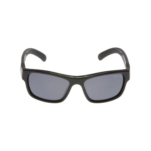WORKWEAR, SAFETY & CORPORATE CLOTHING SPECIALISTS  - PK699 BL.SM - Black Frame, Smoke polarised lens - Junior