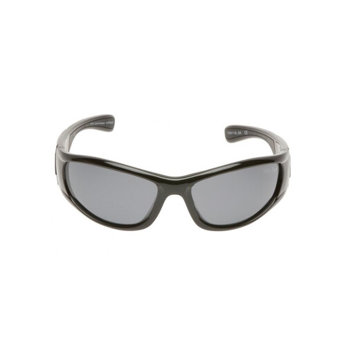WORKWEAR, SAFETY & CORPORATE CLOTHING SPECIALISTS  - PK911  BL.SM - Black Frame, Smoke polarised lens - Junior