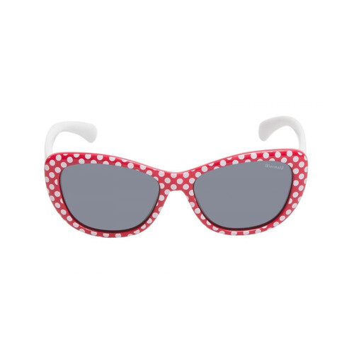 WORKWEAR, SAFETY & CORPORATE CLOTHING SPECIALISTS  - PKM504 R.SM - Red Frame, Smoke polarised lens - Junior