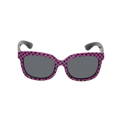 WORKWEAR, SAFETY & CORPORATE CLOTHING SPECIALISTS  - PKM 511  PU.SM  - Purple Black Polkadot Frame, Smoke polarised lens - Junior