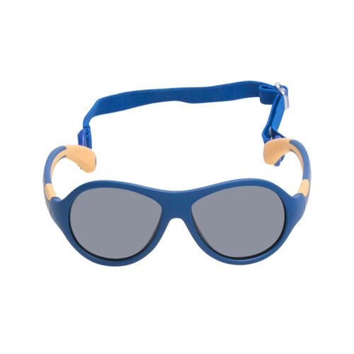 WORKWEAR, SAFETY & CORPORATE CLOTHING SPECIALISTS  - PKR122 B.SM - Blue Frame, Smoke polarised lens - Junior