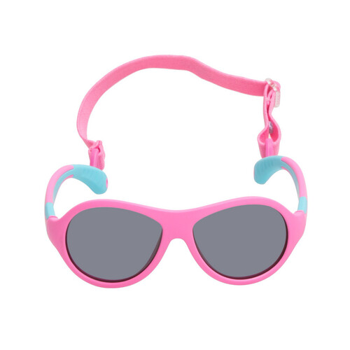 WORKWEAR, SAFETY & CORPORATE CLOTHING SPECIALISTS  - PKR122 P.SM - Pink Frame, Smoke polarised lens - Junior