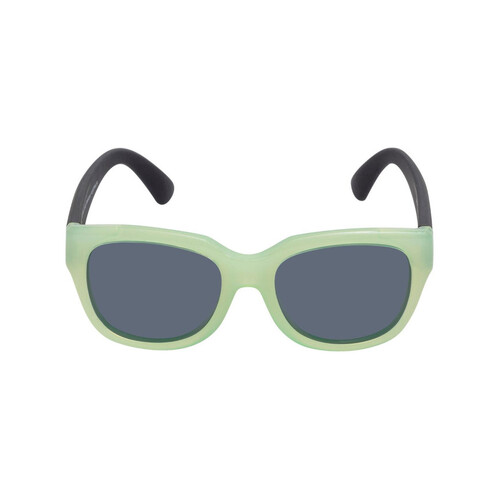 WORKWEAR, SAFETY & CORPORATE CLOTHING SPECIALISTS  - PKR715 GR.SM - Crystal Green Frame, Smoke polarised lens - Junior