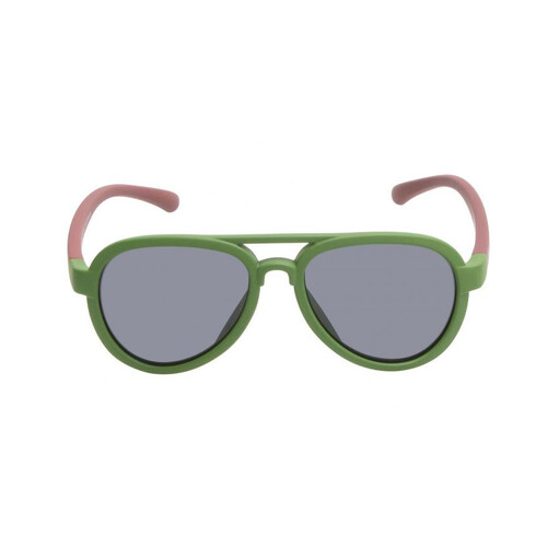 WORKWEAR, SAFETY & CORPORATE CLOTHING SPECIALISTS  - PKR776 GR.SM - Green Frame, Smoke polarised lens - Junior