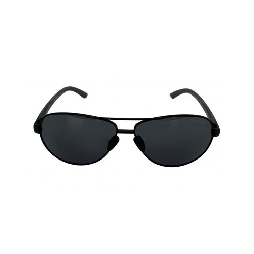 WORKWEAR, SAFETY & CORPORATE CLOTHING SPECIALISTS  - PT24222 MBL.SM - Matt Black Frame, Smoke Polarised Lens - TAC Aluminium