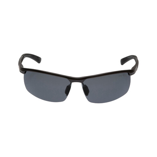 WORKWEAR, SAFETY & CORPORATE CLOTHING SPECIALISTS  - PT24388 GUN.SM - Gun Metal Frame, Smoke Polarised Lens - TAC Aluminium