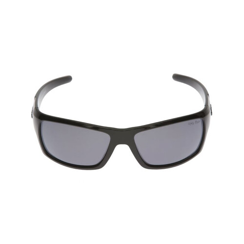 WORKWEAR, SAFETY & CORPORATE CLOTHING SPECIALISTS  - PT9366 BL.SM - Shiny Black Frame, Smoke polarised lens  AR coating - TAC
