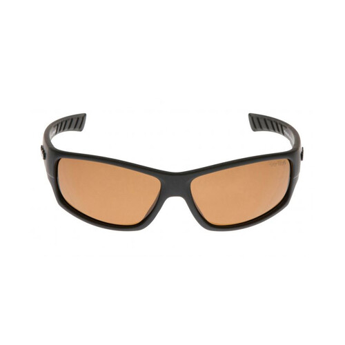 WORKWEAR, SAFETY & CORPORATE CLOTHING SPECIALISTS  - PT9400 MBL.BR - Matt Black Frame, Brown polarised lens  AR coating - TAC