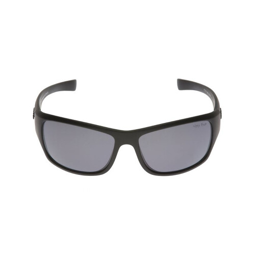 WORKWEAR, SAFETY & CORPORATE CLOTHING SPECIALISTS  - PT9717 MBL.SM - Matt Black Frame, Smoke polarised lens  AR coating - TAC
