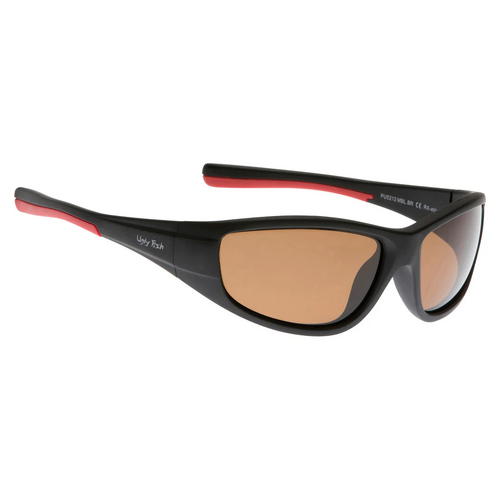 WORKWEAR, SAFETY & CORPORATE CLOTHING SPECIALISTS  - PU5212 MBL.BR - Matt Black frame, Brown polarised lens - TPEE