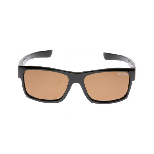 WORKWEAR, SAFETY & CORPORATE CLOTHING SPECIALISTS  - PU5279 BL.BR - Shiny Black frame, Brown polarised lens - TPEE