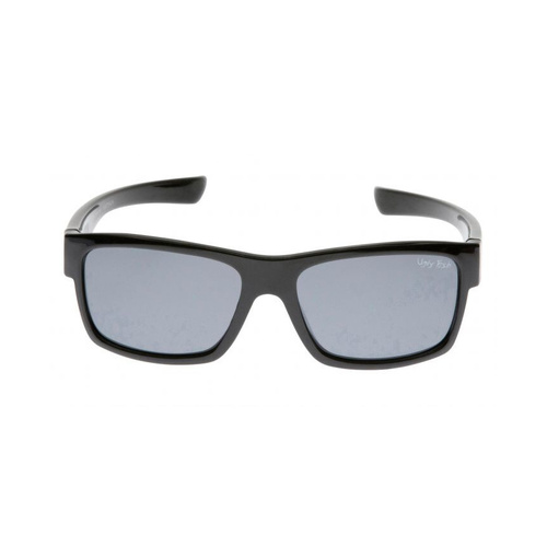 WORKWEAR, SAFETY & CORPORATE CLOTHING SPECIALISTS  - PU5279 BL.SM - Shiny Black frame, Smoke polarised lens - TPEE
