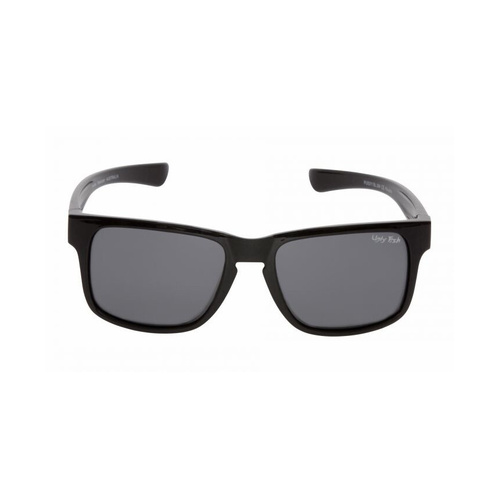 WORKWEAR, SAFETY & CORPORATE CLOTHING SPECIALISTS  - PU5311  BL.SM - Shiny Black frame, Smoke polarised lens - TPEE