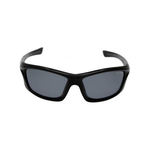 WORKWEAR, SAFETY & CORPORATE CLOTHING SPECIALISTS  - PU5447 MBL.SM - Matt Black frame, Smoke polarised lens - TPEE