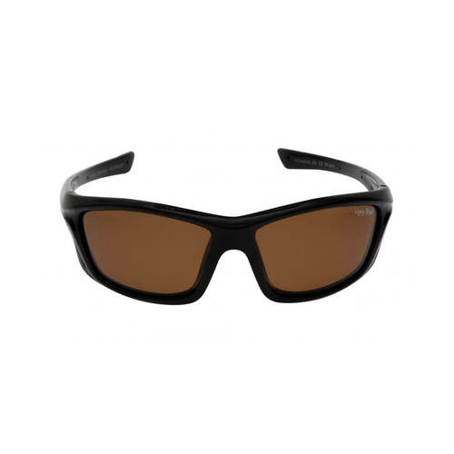 WORKWEAR, SAFETY & CORPORATE CLOTHING SPECIALISTS  - PU5994 BL.BR - Shiny Black frame, Brown polarised lens - TPEE