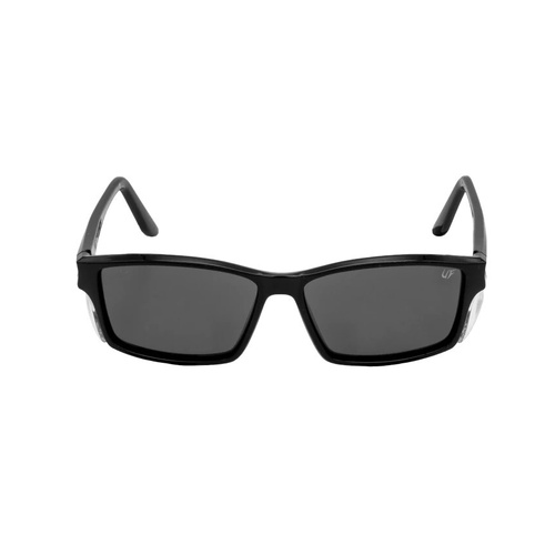 WORKWEAR, SAFETY & CORPORATE CLOTHING SPECIALISTS  - TWISTER RS242 BL.SM - Shiny Black Frame, Smoke Lens - Professional Series