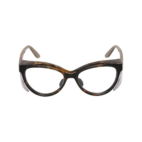 WORKWEAR, SAFETY & CORPORATE CLOTHING SPECIALISTS  - LYNX RS454 BR.C - Brown Frame, Clear Lens - Professional Series