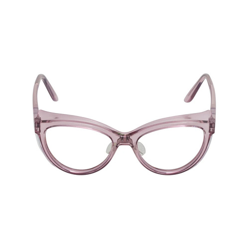 WORKWEAR, SAFETY & CORPORATE CLOTHING SPECIALISTS  - LYNX RS454 PL.C - Pink Frame, Clear Lens - Professional Series