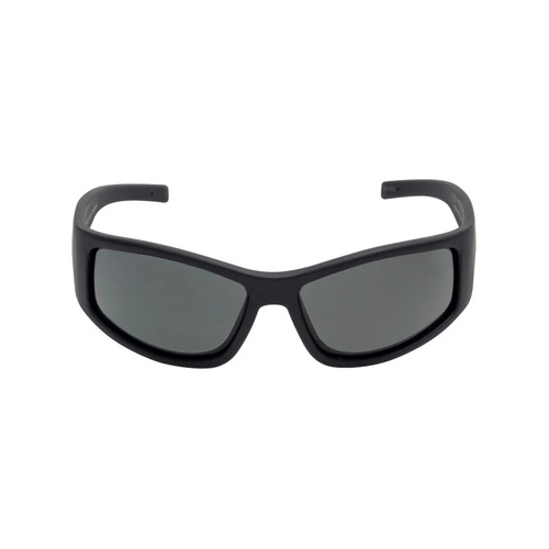 WORKWEAR, SAFETY & CORPORATE CLOTHING SPECIALISTS  - FLEX RSPU5507 MBL.SM - Matt Black Frame, Smoke Polarized Lens - Unbreakable Safety Polarised