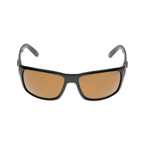 WORKWEAR, SAFETY & CORPORATE CLOTHING SPECIALISTS  - XENON PC3252 BL.BR - Shiny  Black Frame, Brown polarised lens  AR Coating - POLYCARBONATE