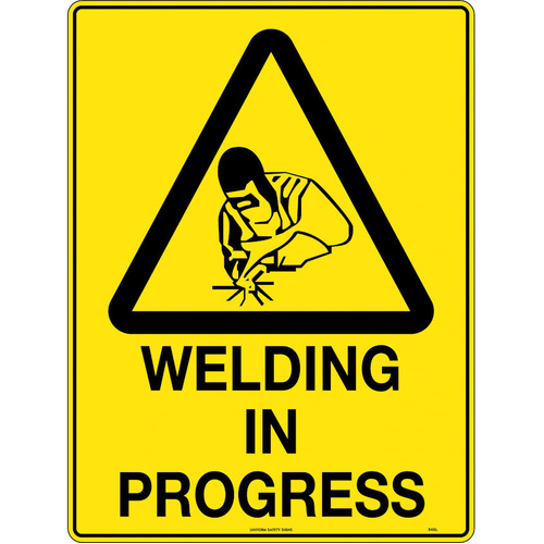WORKWEAR, SAFETY & CORPORATE CLOTHING SPECIALISTS  - 600x400mm - Poly - Welding in Progress