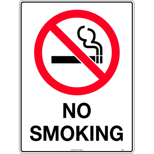 WORKWEAR, SAFETY & CORPORATE CLOTHING SPECIALISTS  - 450x300mm - Metal - No Smoking