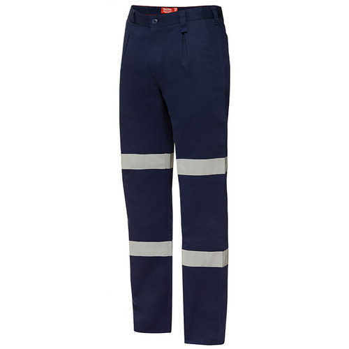 WORKWEAR, SAFETY & CORPORATE CLOTHING SPECIALISTS  - Foundations - Cotton Drill Pant with 3M Tape