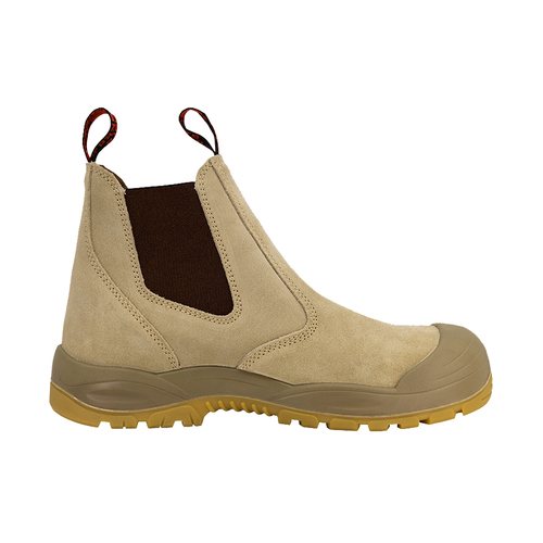 WORKWEAR, SAFETY & CORPORATE CLOTHING SPECIALISTS  Red Collection - Gusset Boot - Sand Suede